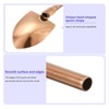 Unique Bargains Stainless Steel Reusable Long Handle Shovel Shaped Drinking Straws Spoon 4 Pcs - 3 of 4