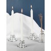 Taper Candles - Pack of 4, 10 inch, Unscented, Dinner & Table Candles - Slow Burning, Dripless & Smokeless - 4 of 4