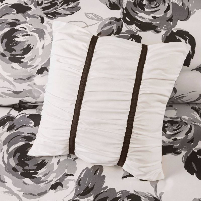 Hannah Floral Print Comforter Set, 5 of 20