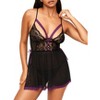 Adore Me Women's Monalisa Babydoll Lingerie - 2 of 4