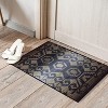 Southwestern Geometric Aztec Non-Slip Indoor Washable Area Rug or Runner by Blue Nile Mills - 2 of 4