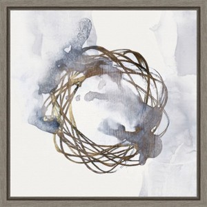 Amanti Art Einstein Atom II by Eva Watts Canvas Wall Art Print Framed 16 x 16-in. - 1 of 4