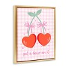 Stupell Industries 25"x31" Kids' Put A Bow On It Cherries Wall Art Framed - 3 of 4