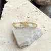 Adornia 14k Gold Plated CZ Infinity Hoop Earrings - 3 of 4