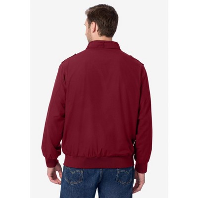 KingSize Members Only Racers Jackets - 5XL, Burgundy — фото 5
