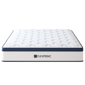 PAGED Hybrid Mattress Cooling Gel Infused Memory Foam Mattress with Pocket Spring for Bedroom - 1 of 4