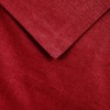 Flannel Cotton Modern Solid Fuzzy Duvet Cover Set With Pillow Shams by Blue Nile Mills - 4 of 4