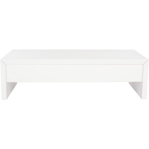 Kinsley Lift - Top Coffee Table - FOX2234A - White - Safavieh Couture - 1 of 4