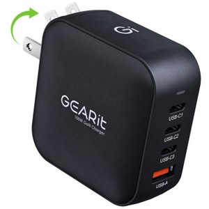 GEARit 100W USB-C Super Fast GaN Charger - 1 of 4