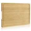 Acacia Wood Noodle Board - Stove Top Cover with Handles, Electric & Gas Stove Compatible, Counter & RV Use, Decorative Tray - 4 of 4