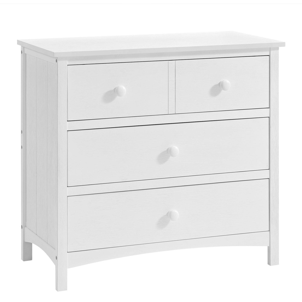 Photos - Dresser / Chests of Drawers Oxford Baby Castle Hill 3 Drawer Dresser with Changing Top - Barn White