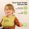 KeaBabies 2-Pack Silicone Bibs For Babies, Food Grade Silicone Baby Bibs for Eating, Feeding, Toddler Bibs, Boys, Girls - 2 of 4
