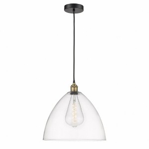 Edison Dome - 1 Light Cord Hung Pendant In Industrial Style-17.75 Inches Tall and 16 Inches Wide - 1 of 1