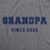 Mens Grandpa Since 2022 Tshirt Funny New Grandfather Graphic Novelty Tee For Guys - Crazy Dog Men's T Shirt - image 2 of 4