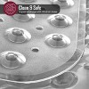 Non Slip Bathtub And Shower Mats 40x16 Extra Long Bath Tub Mat With Suction Cups & Drain Holes - Lux Decor Collection - 4 of 4