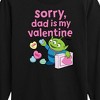 Boys' - Toy Story - Sorry Dad My Valentine Long Sleeve Graphic T-Shirt - 2 of 4