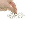 Unique Bargains Faux Pearl Bow Style 10 Shoelace Charms White 1 Pair - 3 of 4