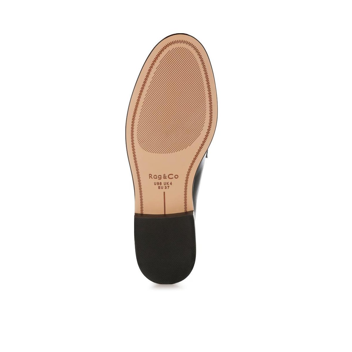 Женские туфли Rag & Co Womens Clotilda Perforated Low Heel Loafers 7 — фото 5