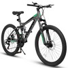 KTMBDW 26/27.5 Inch Mountain Bike, Mountain Bicycles with Front and Rear Dual Shock Absorbers, Durable Steel Frame, Adults Bike for Men and Women - 2 of 4