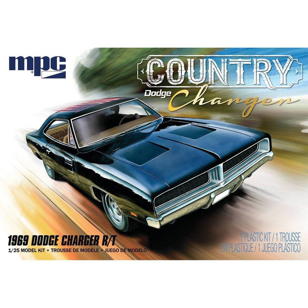 Auto World 1:25 Scale 1969 Dodge Country Charger R/T Model Kit