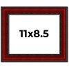 PosterPalooza | Photo Size Weathered Red Picture Frame - UV Acrylic, Foam Board Backing, Hanging Hardware - 2 of 4