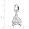 Black Bow Jewelry Sterling Silver East Carolina Pirates NCAA Bead Charm - 3 of 4