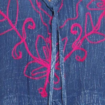 medium denim / fuchsia