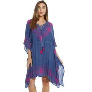 21679-WHTBLK-S Riviera Sun Caftan / Caftans for Women - 1 of 2