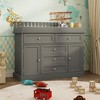 Famapy Baby Changing Table Chest of Drawers Edge Protection Top Upholstery - 2 of 4