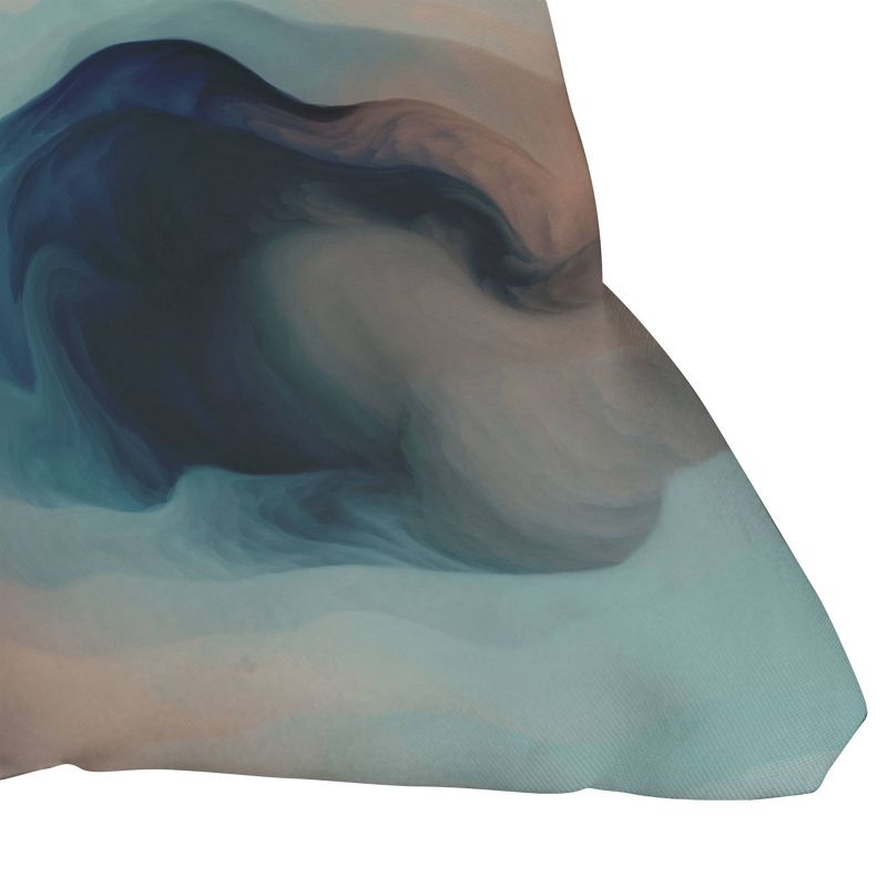 Marta Barragan Camarasa Abstract Tidal Waves Outdoor Throw Pillow Blue - Deny Designs, 3 of 5