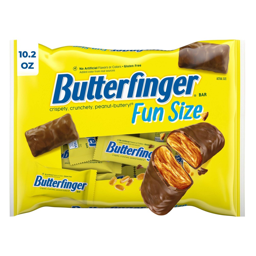 Butterfinger Fun Size Chocolate Candy Bar 10.2oz Bag