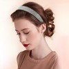 Unique Bargains Women's No Slip Rhinestone Wide-brimmed Headband 4.45"x0.98" White 1 Pc - image 3 of 4