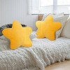 Attop 2 Pcs 15.7 Inch Yellow Star Pillow Plush Star Throw Pillow Cute Pillows - 2 of 4