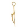 Black Bow Jewelry 14k Yellow Gold San Benito 2-Sided Crucifix Cross Pendant - 2 of 4