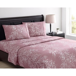 BrylaneHome 4-Pc Foliage Sheet Set - 1 of 2