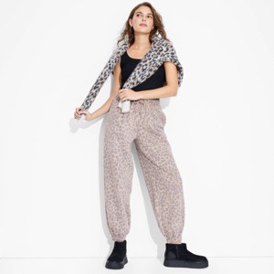 Women's High-Rise Baggy Joggers - Wild Fable™ - 1 of 3