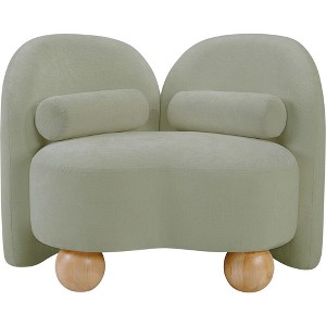 Meridian Furniture,Daphne Chenille Fabric Chair - 1 of 4