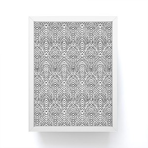 alison janssen hand drawn deco Framed Mini Art Print - Society6 - 1 of 3