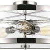 Generation Lighting Harrow 19 3/4" Nickel 3-Light Ceiling Light - 3 of 3
