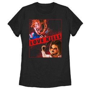 Women's Bride of Chucky Love Kills T-Shirt - 1 of 4
