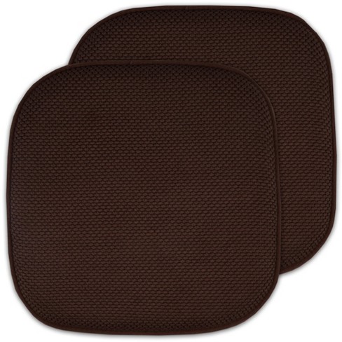 Memory Foam Honeycomb Non-Slip Back 16 x 16 Chair Cushion Pad 2