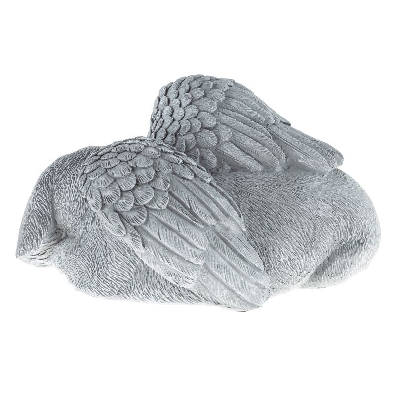 Nature Spring Sleeping Angel Pet Memorial Statue - Dog Remembrance Grave Marker Stone Figurine - 9" x 7" x 5", 5 of 9