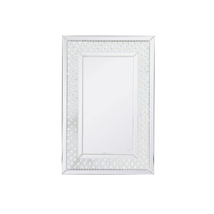 Elegant Lighting Raiden 24 x 36 inch led crystal mirror - 1 of 4