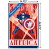 Trends International Marvel Comics - Captain America - Art Deco Unframed Wall Poster Prints - 3 of 4