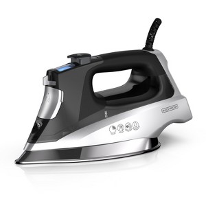 BLACK+DECKER Allure Digital Professional Steam Iron, D3060, 30% More Steam, Percison Tip, Stianless Steel Soleplate, Vertical Steam Fuction - 1 of 4