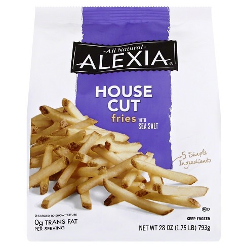 Alexia Frozen House Cut Fries 28oz : Target