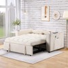 KTMBDW 2 in 1 Pull Out Couch,58" Convertible Sleeper Sofa Bed, Loveseat with Cup Holders,Storage Pockets,USB for Living Room,Bedroom,Apartment - 2 of 4