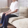 Velvet Modular Sectional Sofa with Chaise,111" Modern U-Shaped Couch for Living Room,8" High Metal Legs, Easy to Clean, Brown - 4 of 4