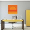 Retro Geometric Sunset by Alisa Galitsyna Unframed Wall Canvas - iCanvas - 3 of 4