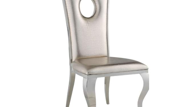 Cyrene 19&#34; Dining Chairs Beige - Acme Furniture, 2 of 7, play video